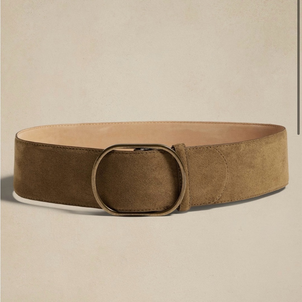 NWT Banana Republic Wide Vegan Suede Belt
